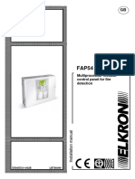 ELKRON LBT80099-B - FAP54 - Installazione - GB - IMQ