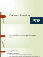 Consumer Behaviour Session 1