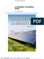 Full Download Introductory Chemistry 1st Edition Revell Test Bank