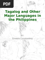 Tagalog and Other Major Languages in The Philippines