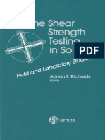 ASTM STP 1104 Field Vane Shear Test