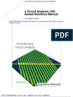 Full Download Introductory Circuit Analysis 12th Edition Boylestad Solutions Manual