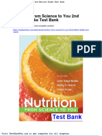 Full Download Nutrition From Science To You 2nd Edition Blake Test Bank