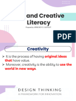 EDUC 108 - Arts and Creative Literacy
