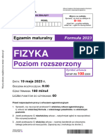 Fizyka 2023 Maj Matura Rozszerzona