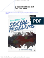 Full Download Investigating Social Problems 2nd Edition Trevino Test Bank