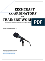 Speechcraft Workbook For Trainers