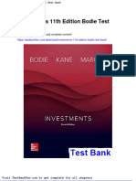 Full Download Investments 11th Edition Bodie Test Bank