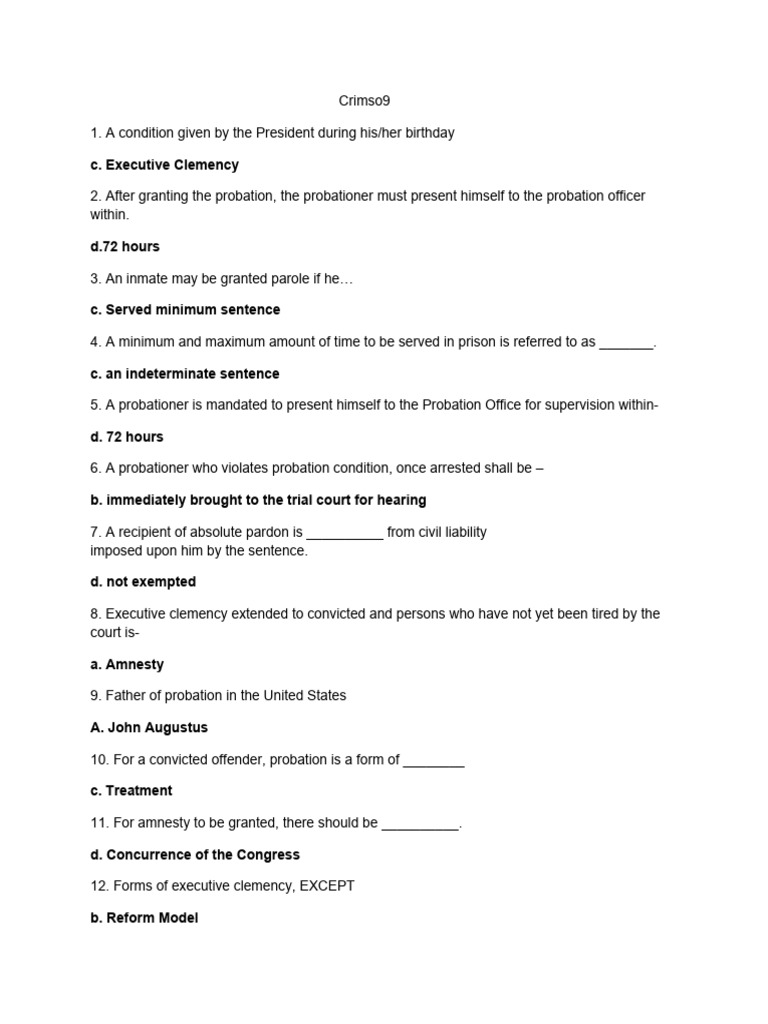 Understanding Probation and Parole Systems | PDF | Pardon | Probation