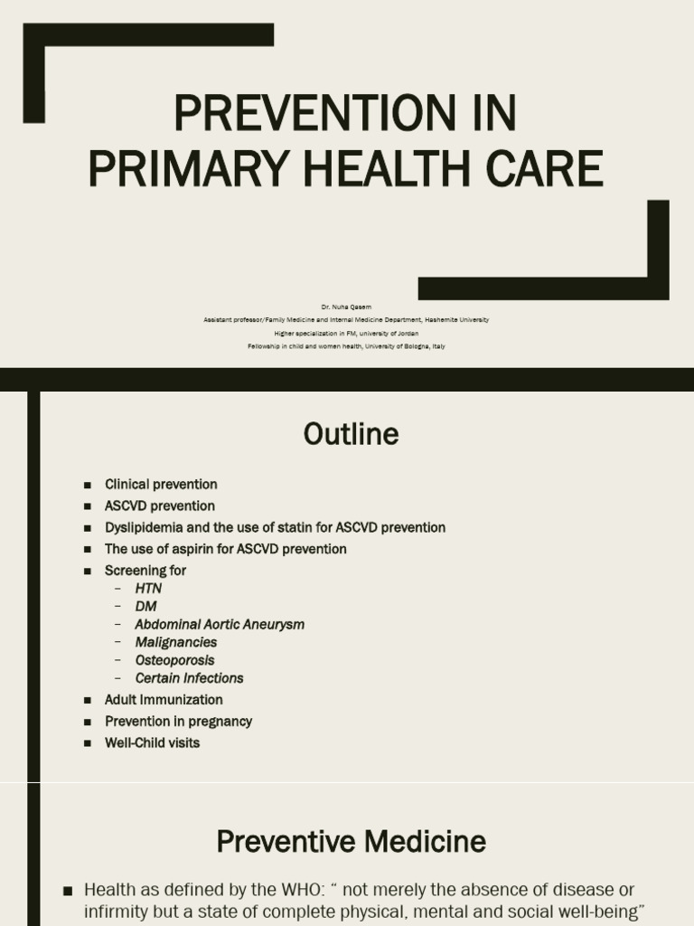 Prevention | PDF | Preventive Healthcare | Cancer