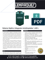 Catalogo Septico Integrado Autolimpiable 1650 Litros PDF