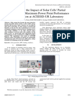 Investigating The Impact of Solar Cells' Partial Shading On The Maximum Power Point Performance by Simulation at ACEESD-UR Laboratory