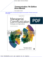 Full Download Managerial Communication 7th Edition Hynes Solutions Manual