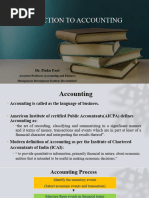 Introduction To Accounting