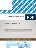 Pond Pertilization