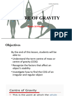 Centre of Gravity and Stability