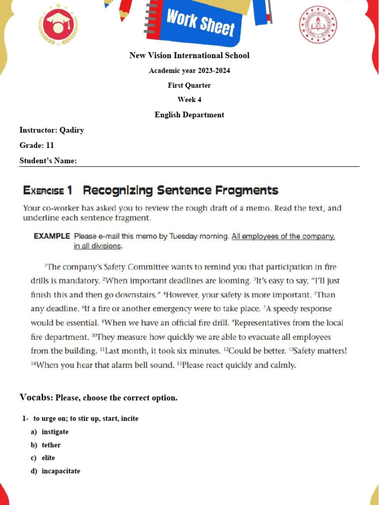 Q1W4 Worksheet for Grade 11 PDF