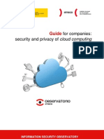 Guide For Companies On Cloud Computing: Security and Privacy Implications