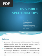 UV Visible Spectroscopy Notes | PDF | Chromophore | Ultraviolet–Visible ...
