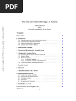 The CMA Evolution Strategy A Comparing R