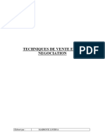 TECHNIQUES de Vente Et de Négociation Phase Découverte PDF