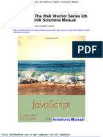 Full Download Javascript The Web Warrior Series 6th Edition Vodnik Solutions Manual