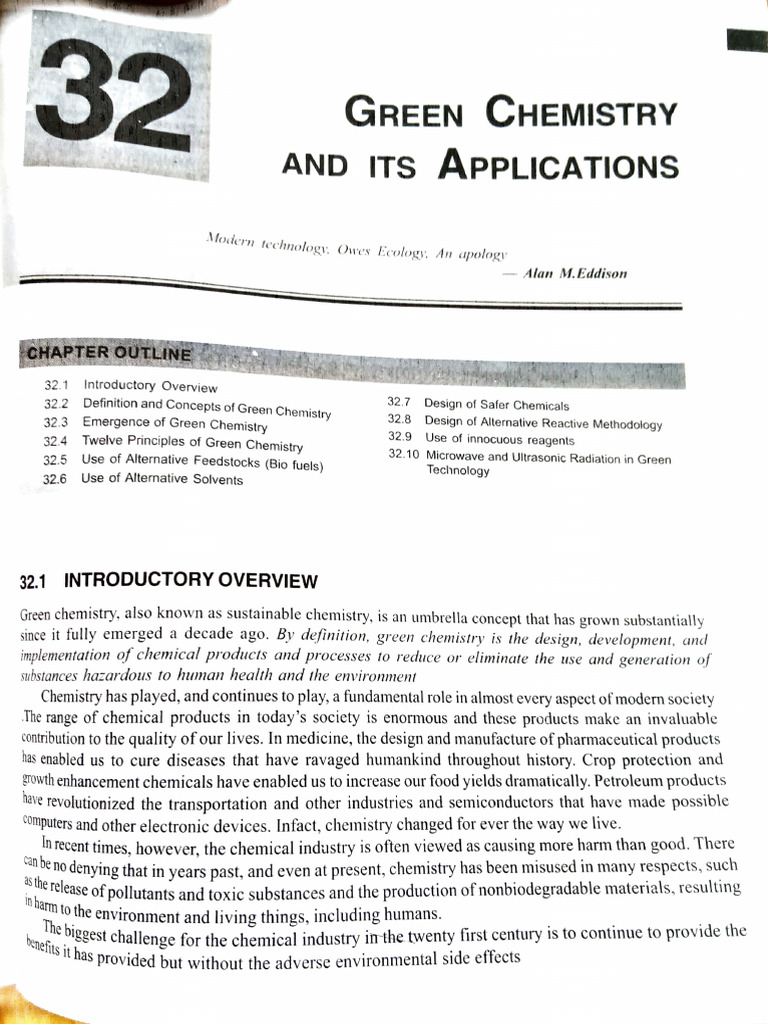 Green Chem | PDF | Supercritical Fluid | Chemistry