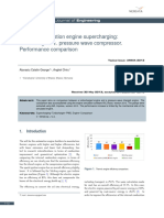 Internal Combustion Engine Supercharging: Turbocharger vs. Pressure Wave Compressor. Performance Comparison