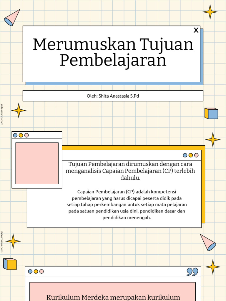 Merumuskan Tujuan Pembelajaran | PDF | Karier & Perkembangan ...