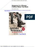 Full Download Juvenile Delinquency in A Diverse Society 2nd Edition Bates Test Bank