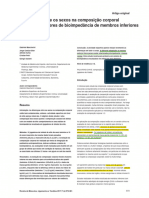 Diferenças Entre Os Sexos Na Composição Corporal de Atletas e Valores de Bioimpedância de Membros Inferiores