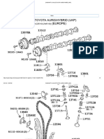 Camshaft & Valve Toyota Auris - Hybrid (Ukp)