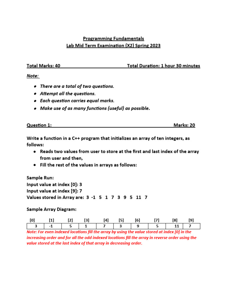 PF Lab Mid (Slot 2) | PDF