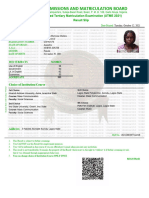 PrintResultSlip Iyiegbu Maryjane Chidera