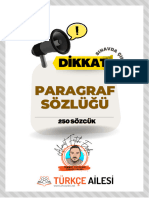 Paragraf Kavramları Sözlüğü