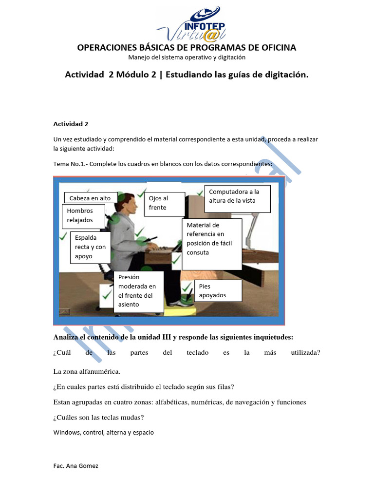 Actividad 3 Modulo 2 Pdf Teclado Ingeniería Informática