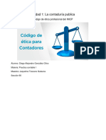 Unidad 1: La Contaduría Publica: Código de Ética Profesional Del IMCP