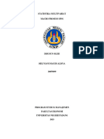 Statistika Multivariat Analisis Procces SPSS Sielviani Maudi Alisya (20059099)