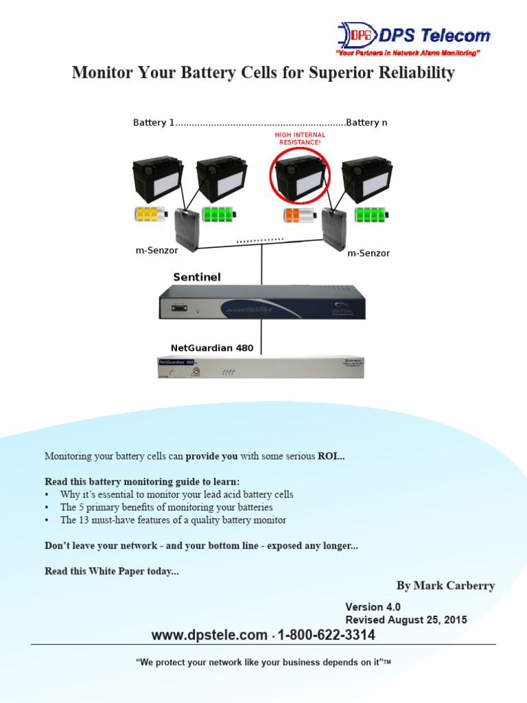 Battery Voltage Monitoring | PDF | Power Supply | Electrical Resistance ...