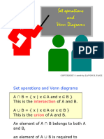 Set Operations and Ven Diagrams
