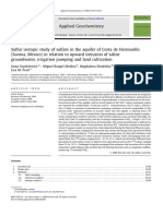 Sulfur Isotopic Study of Sulfate in The-1