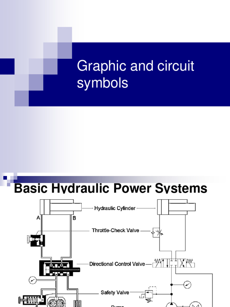 Chapter 4.1 Hydraulics - Symbols | PDF | Technology & Engineering