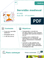 Servidão Medieval: 6 ANO Aula 08 - 4 Bimestre