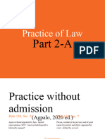 Practice of Law Part 2 A