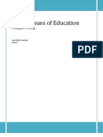 Latest Issues of Education: Philippine Setting