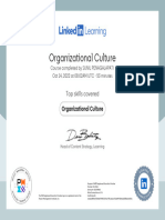 CertificateOfCompletion - Organizational Culture
