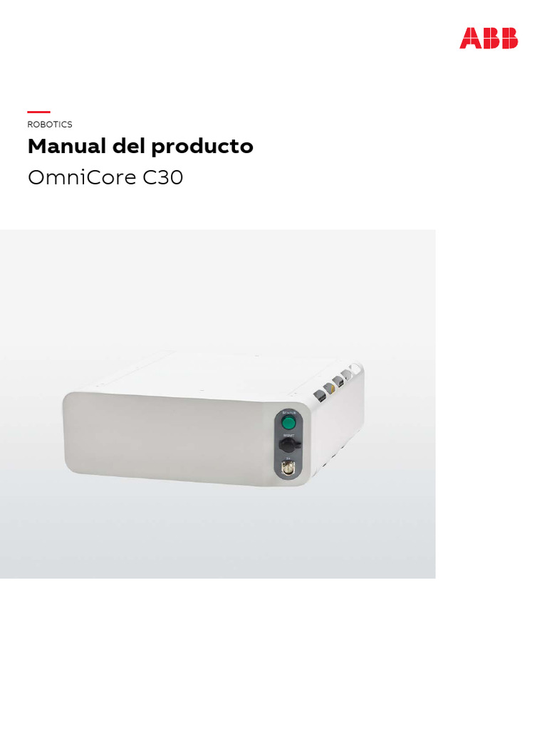 3HAC060860 PM OmniCore C30-Es | PDF | Conector eléctrico | Derechos de ...