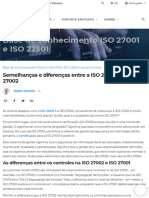 Semelhanças e Diferenças Entre A ISO 27001 e A ISO 27002