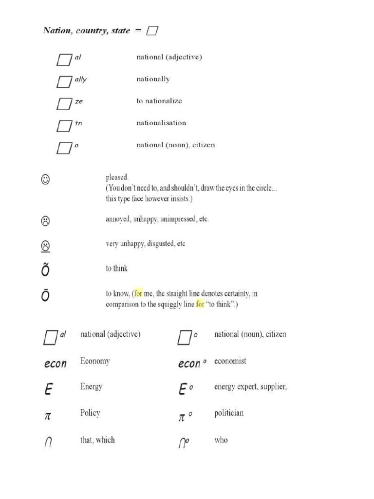 Symbols For Consecutive Interpretation | PDF