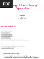 Lecture 30 - Histology of Special Sensory Organs - Eye